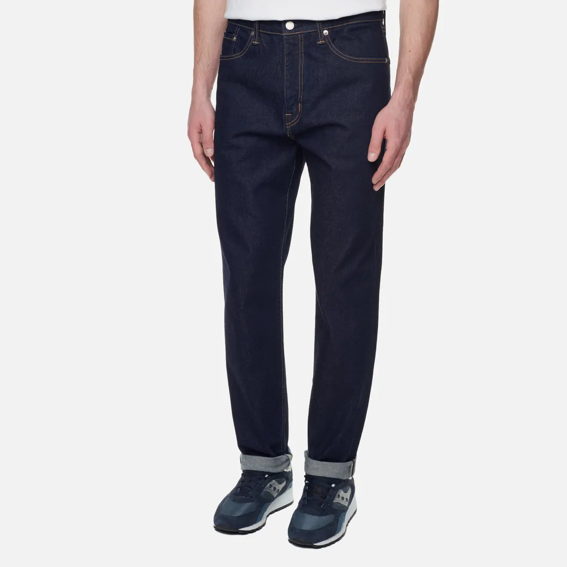 Edwin Мужские джинсы Loose Tapered Kaihara Pure Indigo Stretch Denim 13 Oz