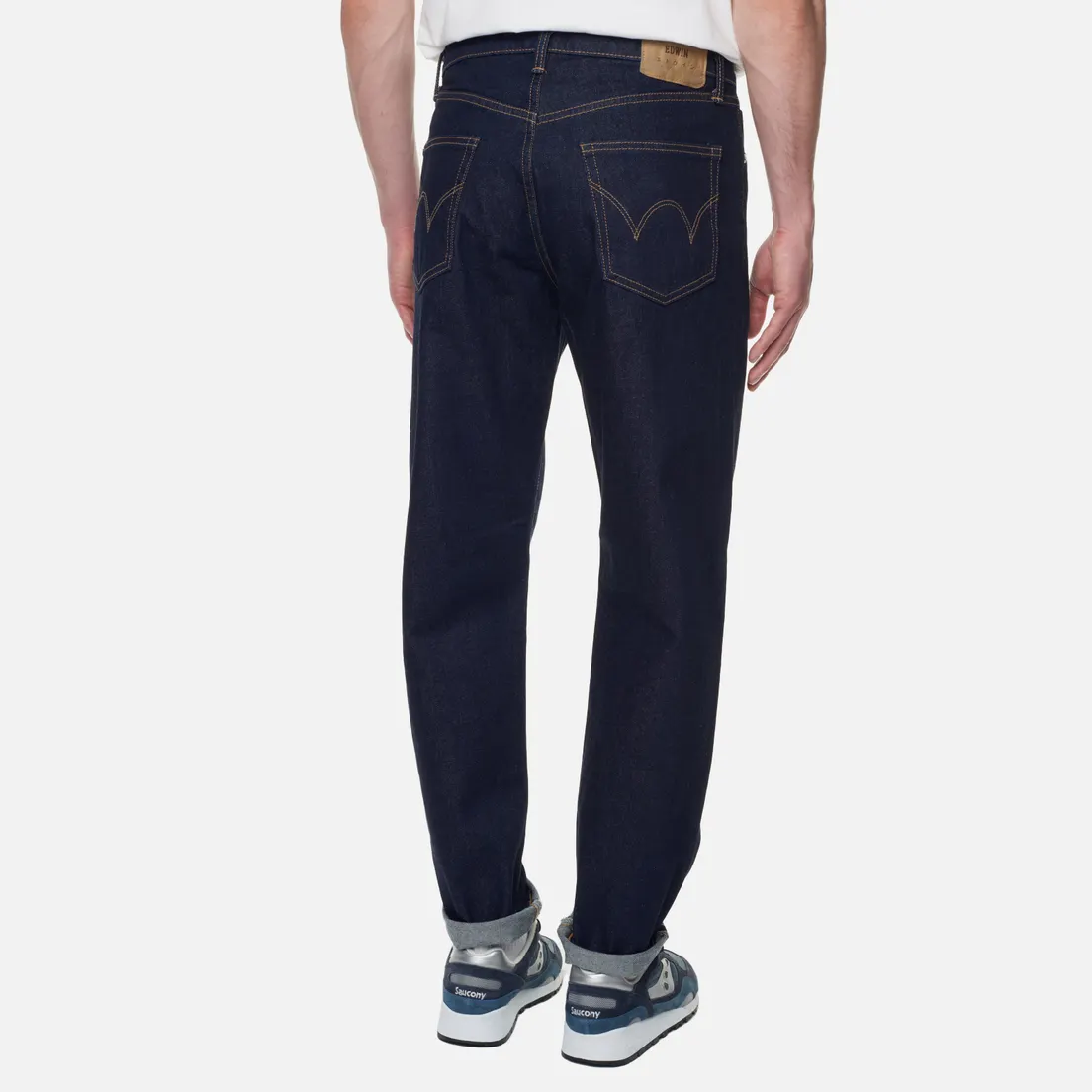 Edwin Мужские джинсы Loose Tapered Kaihara Pure Indigo Stretch Denim 13 Oz