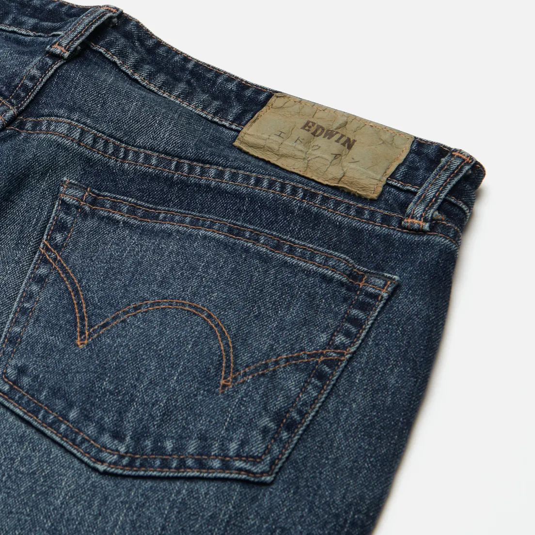 Edwin Мужские джинсы Skinny Kaihara Pure Indigo Stretch Denim 13 Oz