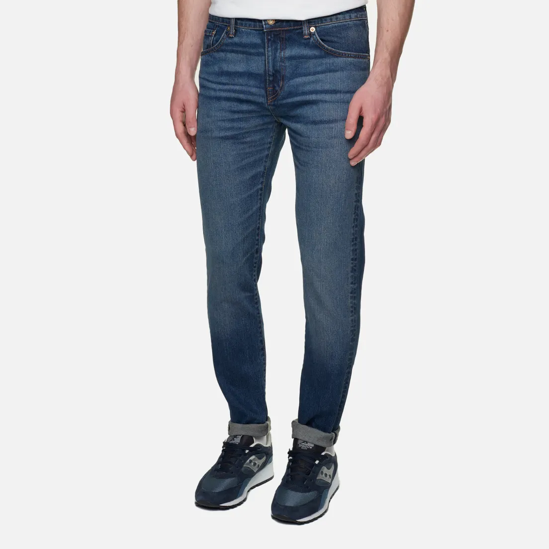 Edwin Мужские джинсы Skinny Kaihara Pure Indigo Stretch Denim 13 Oz