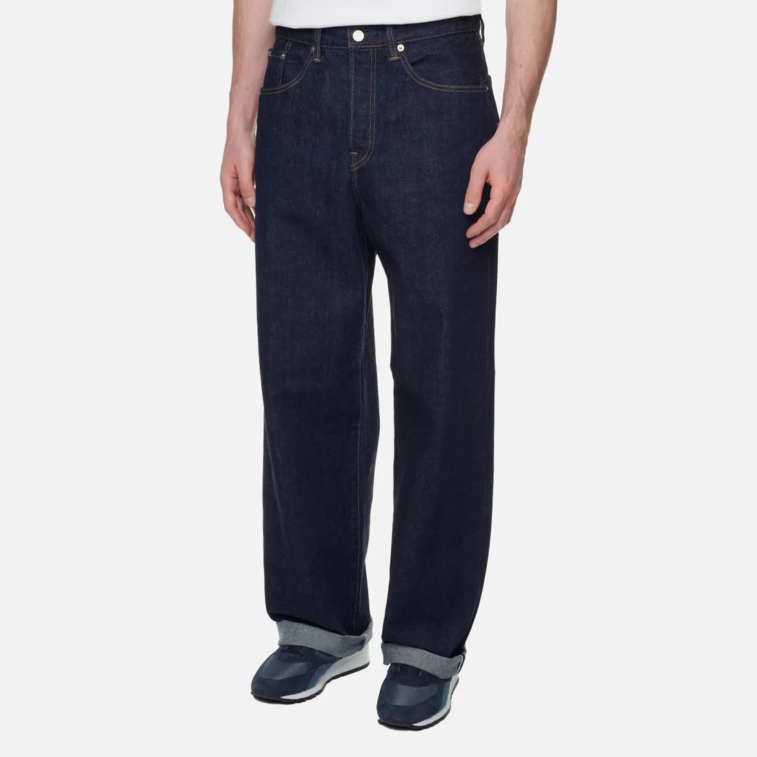 Edwin Мужские джинсы Wide Kurabo Recycle Denim Red Selvage 14 Oz
