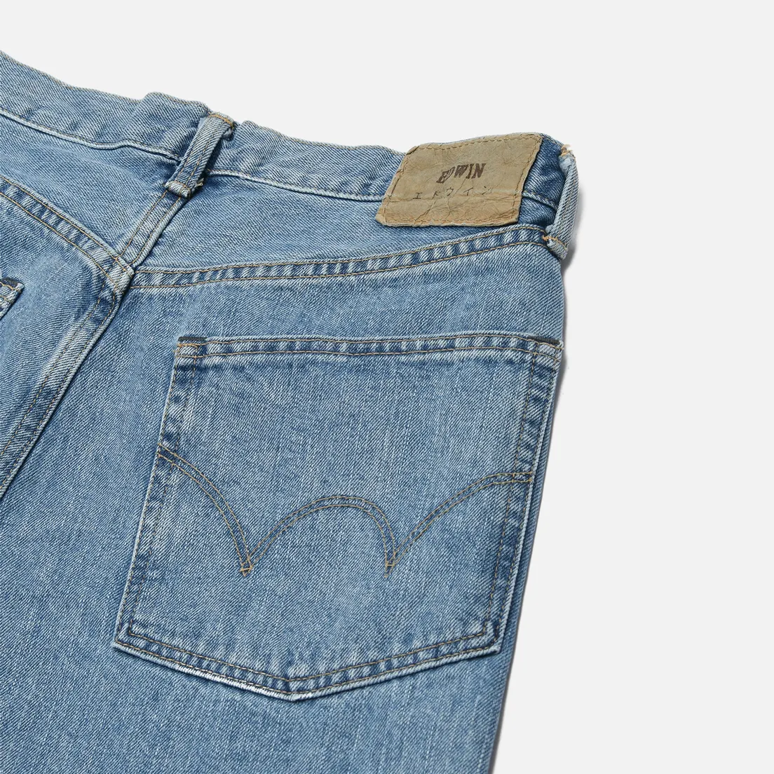 Edwin Мужские джинсы Wide Kurabo Recycle Denim Red Selvage 14 Oz