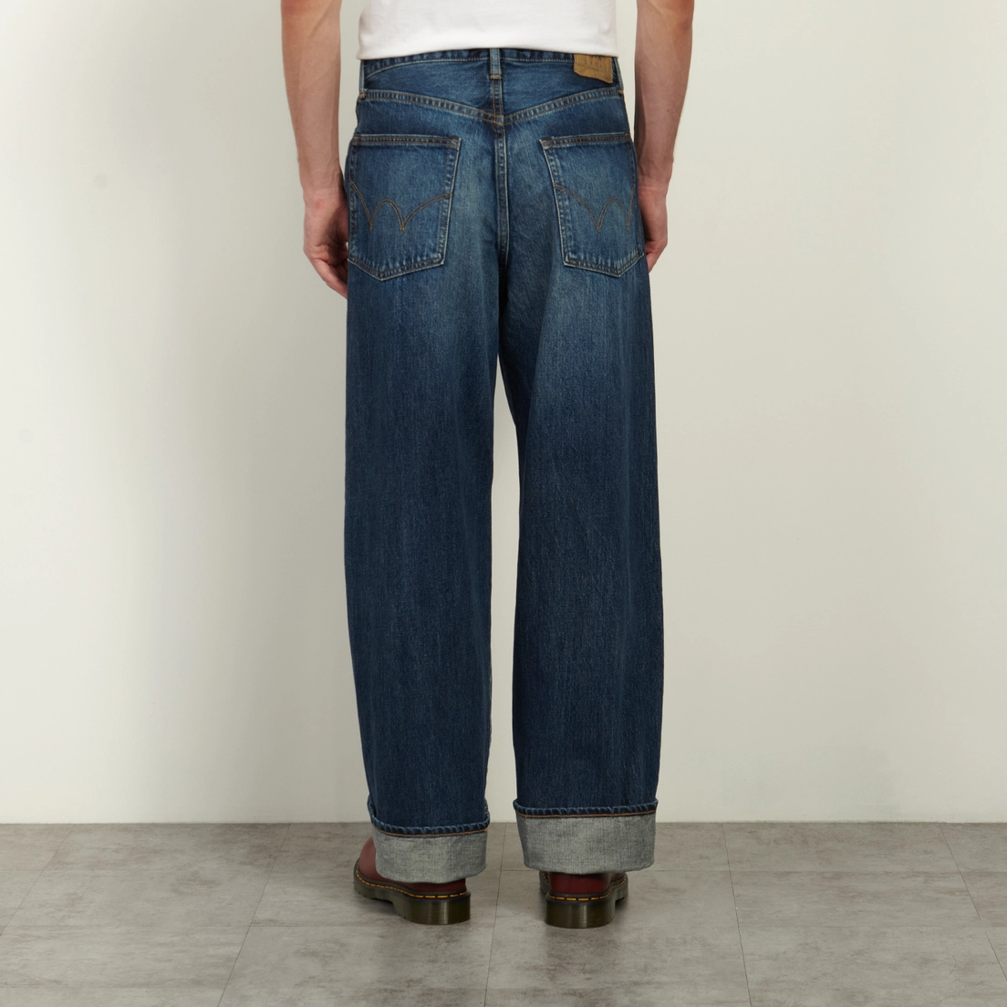 Edwin Мужские джинсы Wide Kurabo Recycle Denim Red Selvage 14 Oz