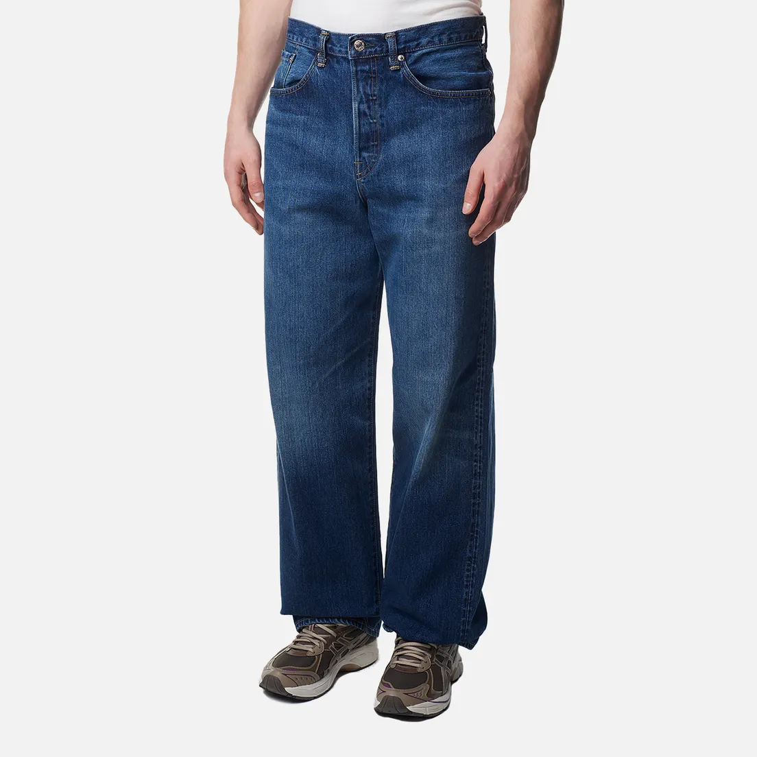 Edwin Мужские джинсы Wide Kurabo Recycle Denim Red Selvage 14 Oz