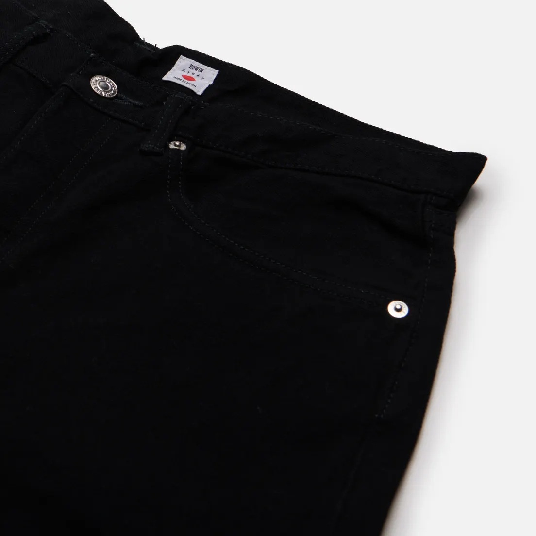 Edwin Мужские джинсы Wide Kaihara Right Hand Black Denim 13 Oz