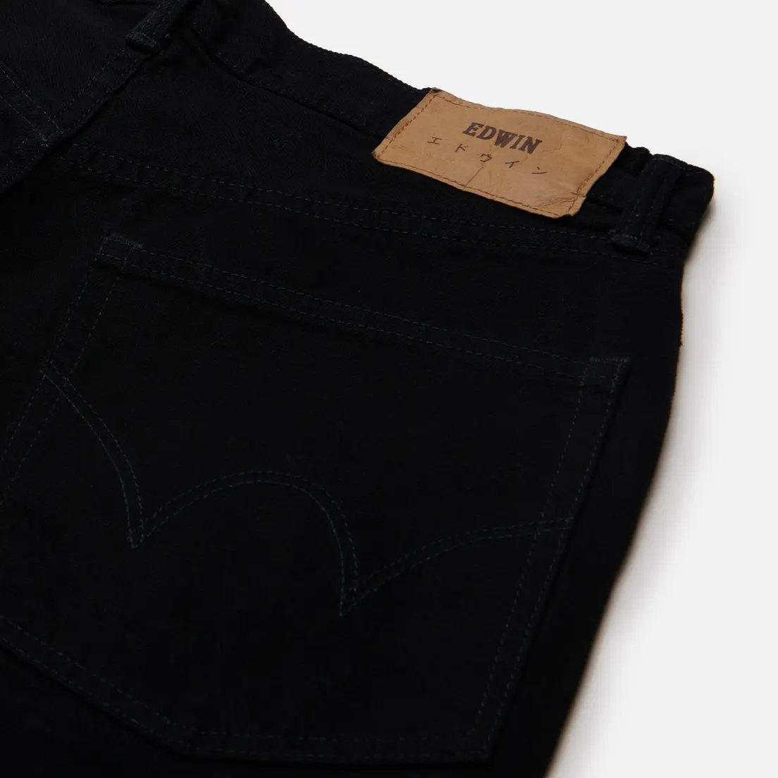 Edwin Мужские джинсы Wide Kaihara Right Hand Black Denim 13 Oz
