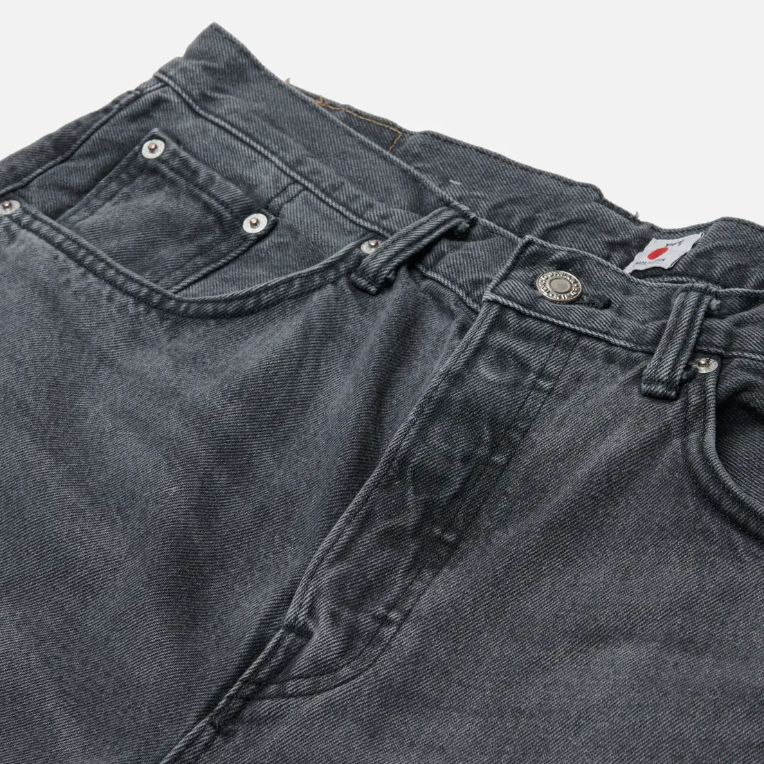 Edwin Мужские джинсы Wide Kaihara Right Hand Black Denim 13 Oz