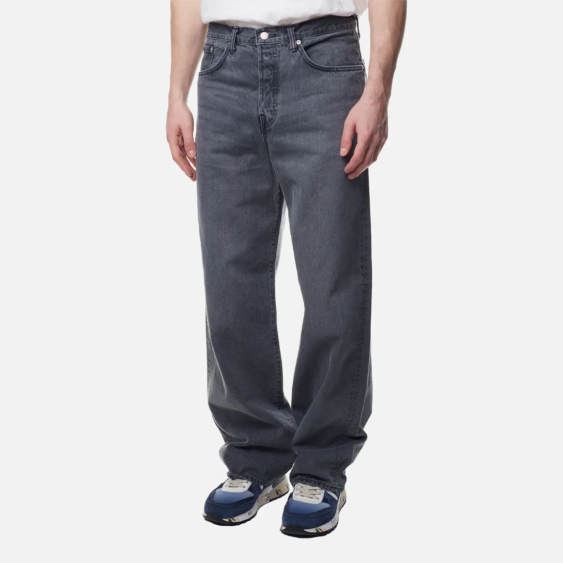 Edwin Мужские джинсы Wide Kaihara Right Hand Black Denim 13 Oz