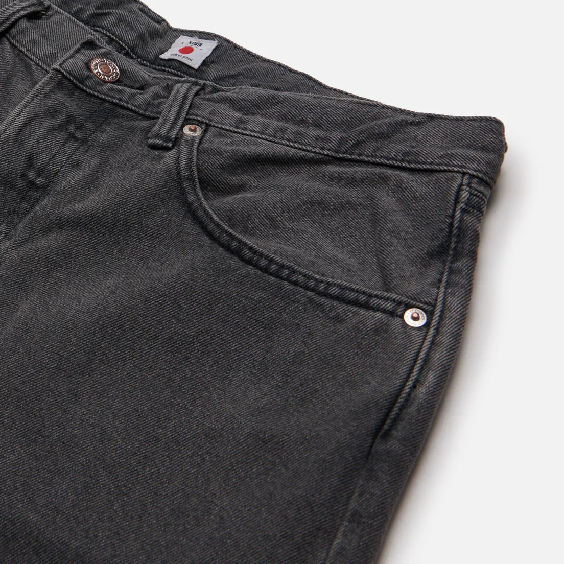Edwin Мужские джинсы Wide Kaihara Right Hand Black Denim 13 Oz