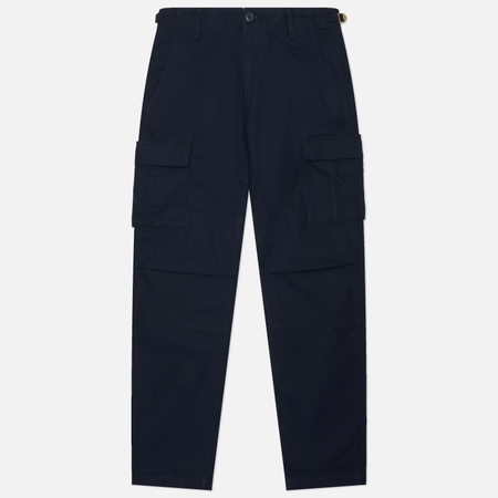 Мужские брюки Carhartt WIP Aviation, цвет синий, размер 34/32