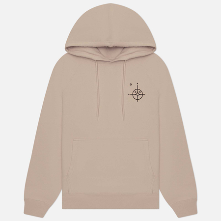 фото Мужская толстовка edwin angels hoodie, цвет бежевый, размер s