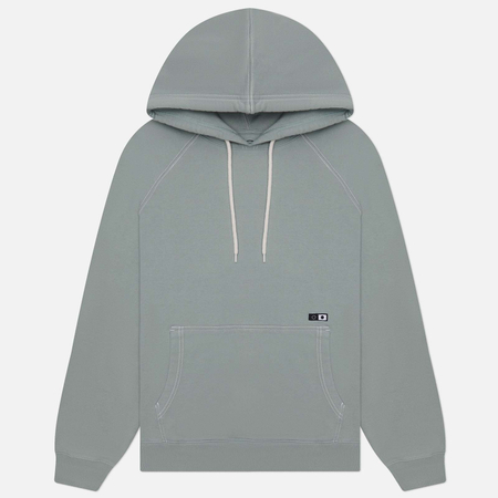 фото Мужская толстовка edwin contrast stitch mood hoodie, цвет зелёный, размер s