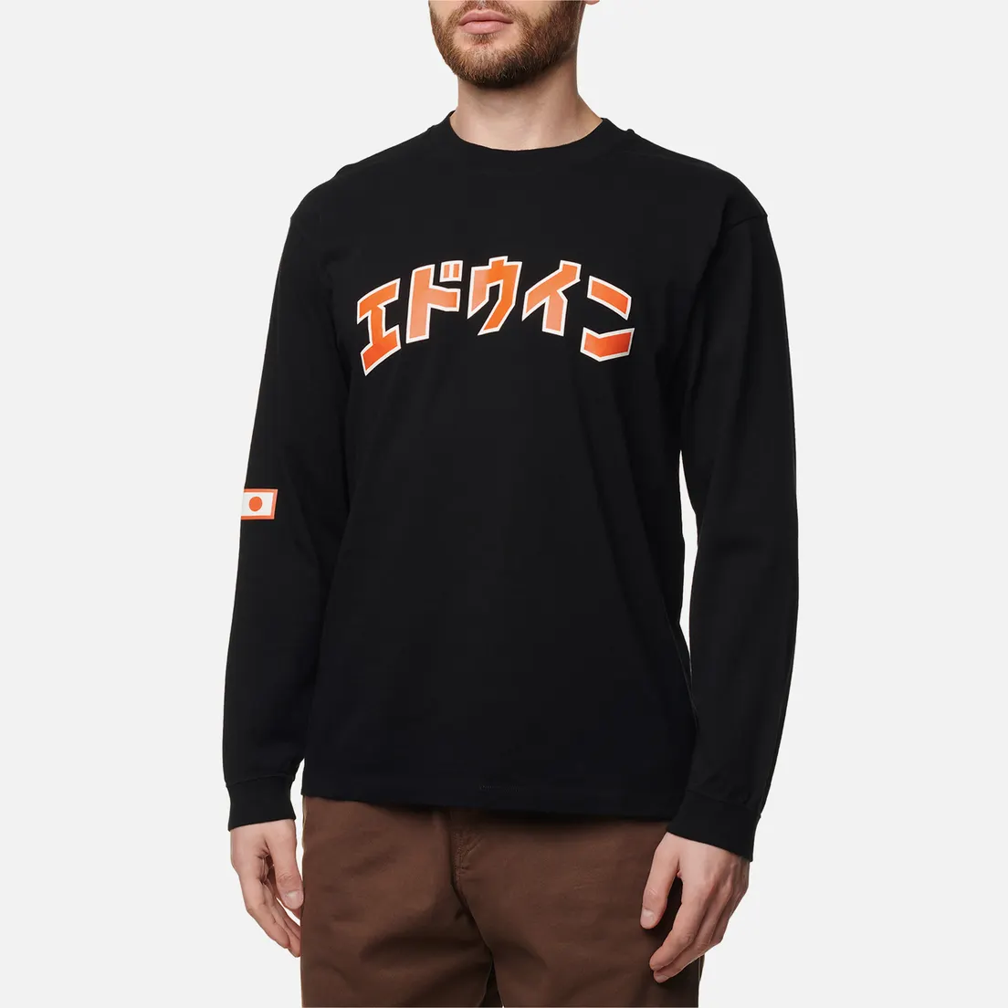 Edwin Мужской лонгслив Katakana Retro