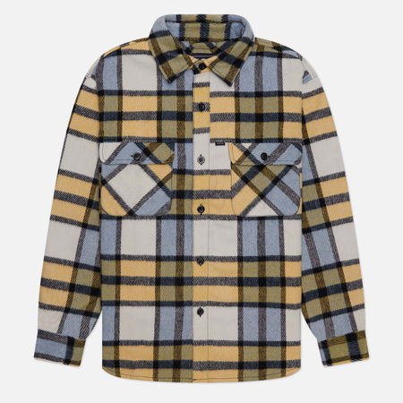фото Мужская рубашка edwin jowen overshirt, цвет жёлтый, размер s