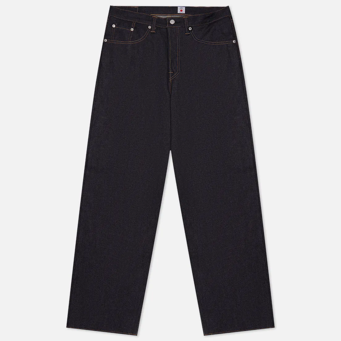 Edwin Мужские джинсы Wide Kaihara Dark Pure Indigo Rainbow Selvage 13.5 Oz