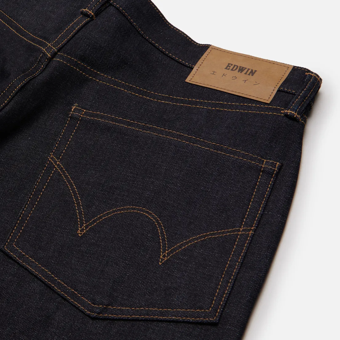 Edwin Мужские джинсы Wide Kaihara Dark Pure Indigo Rainbow Selvage 13.5 Oz