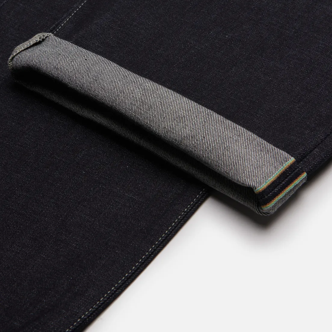Edwin Мужские джинсы Wide Kaihara Dark Pure Indigo Rainbow Selvage 13.5 Oz