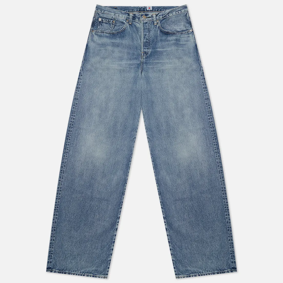 Edwin Мужские джинсы Wide Kaihara Dark Pure Indigo Rainbow Selvage 13.5 Oz