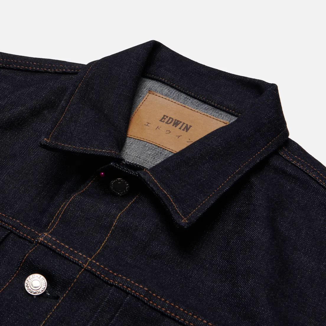 Edwin Мужская джинсовая куртка Kurabo Recycle Denim Red Selvage 14 Oz