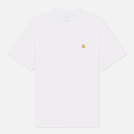 Женская футболка Carhartt WIP W' Chase, цвет белый, размер L