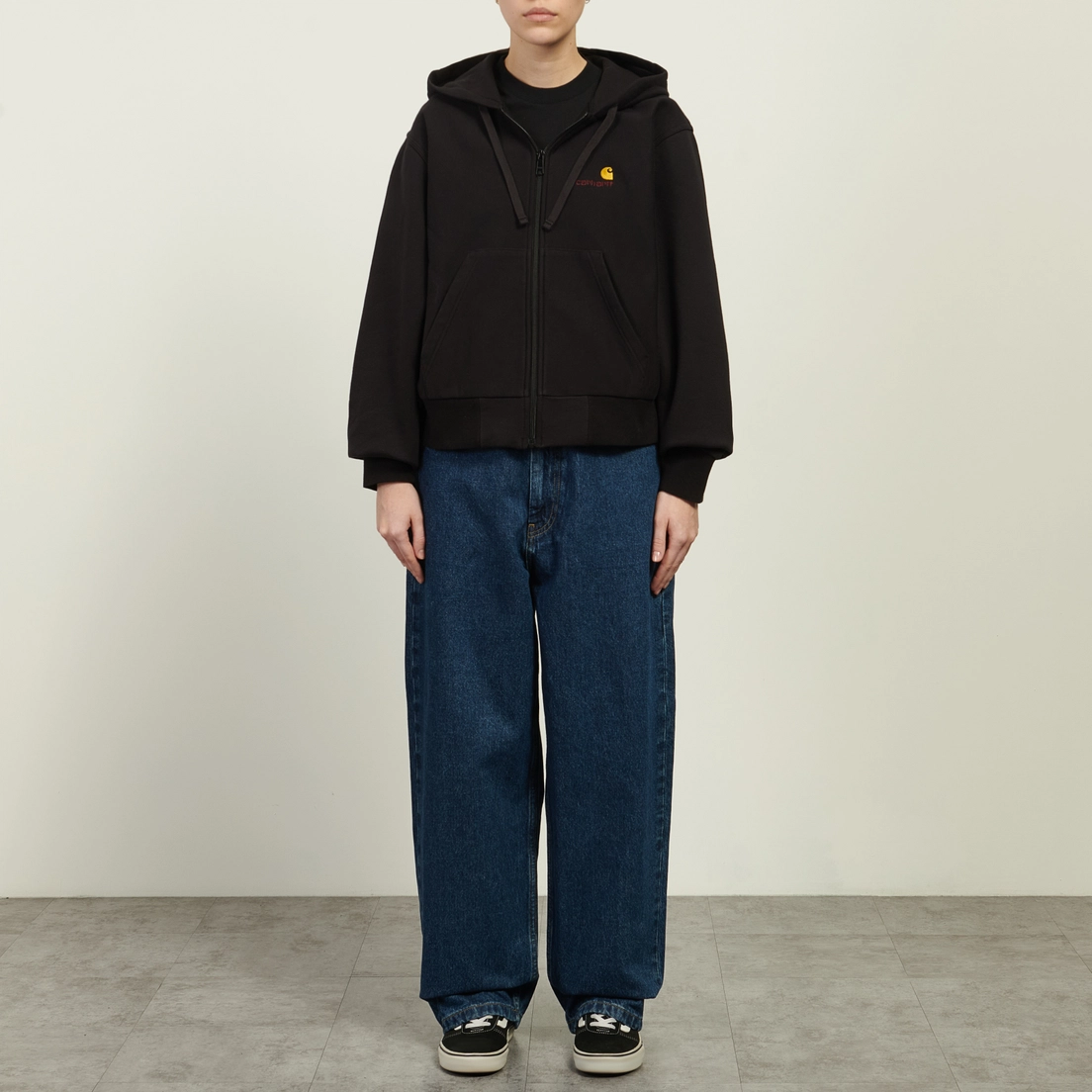 Carhartt WIP Женская толстовка W' Full Zip Hooded American Script