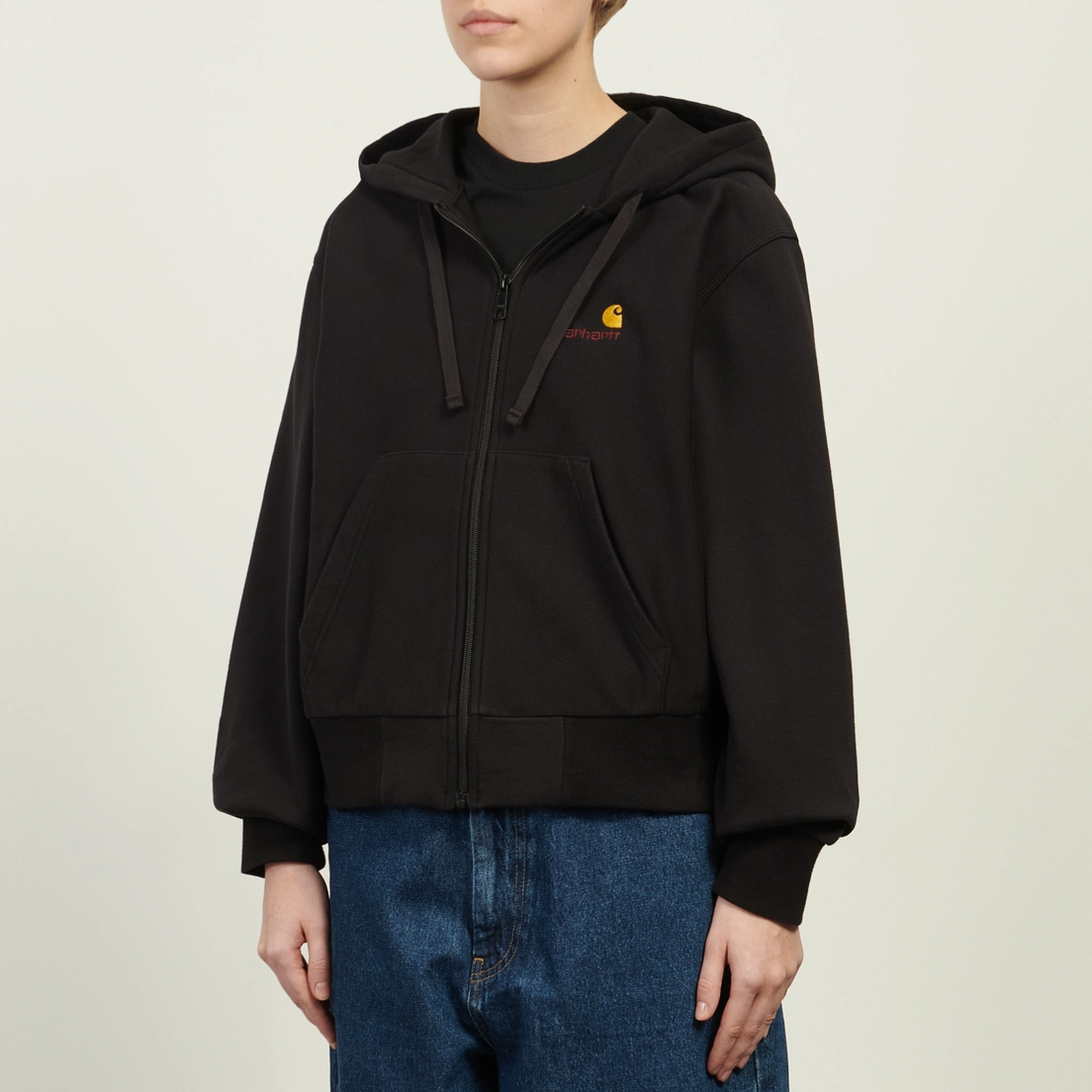 Carhartt WIP Женская толстовка W' Full Zip Hooded American Script