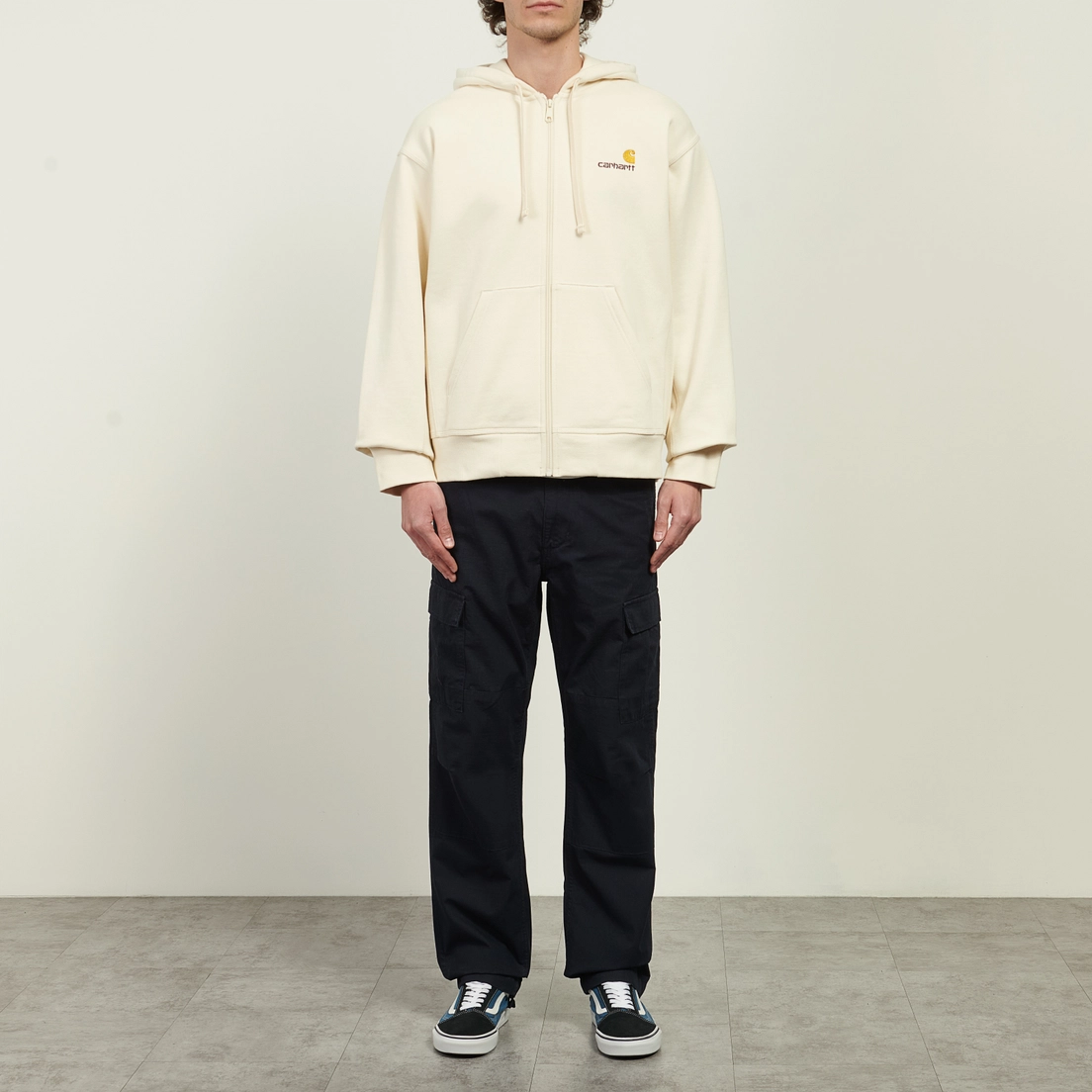 Carhartt WIP Мужская толстовка Full Zip Hooded American Script