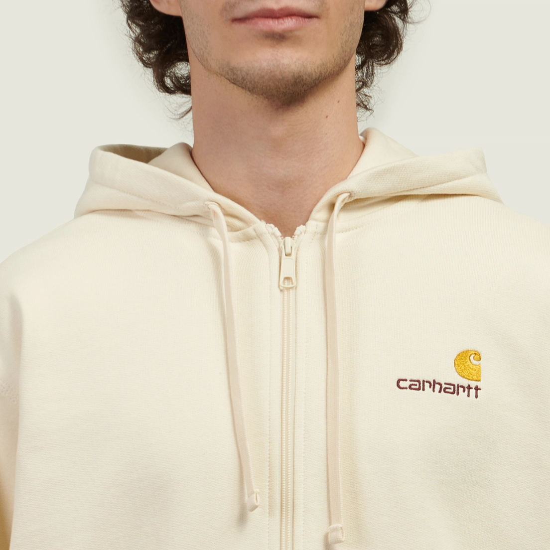 Carhartt WIP Мужская толстовка Full Zip Hooded American Script