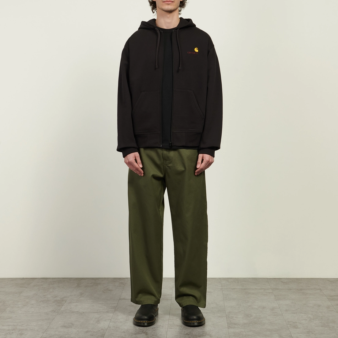 Carhartt WIP Мужская толстовка Full Zip Hooded American Script