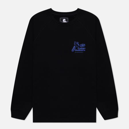 фото Мужская толстовка edwin tokyo builders, цвет чёрный, размер s