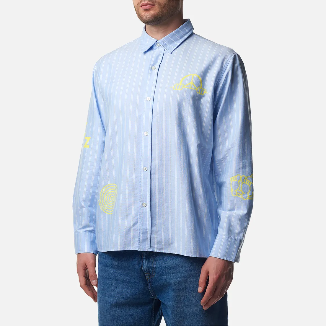 Edwin Мужская рубашка Sebastian Oxford Stripes