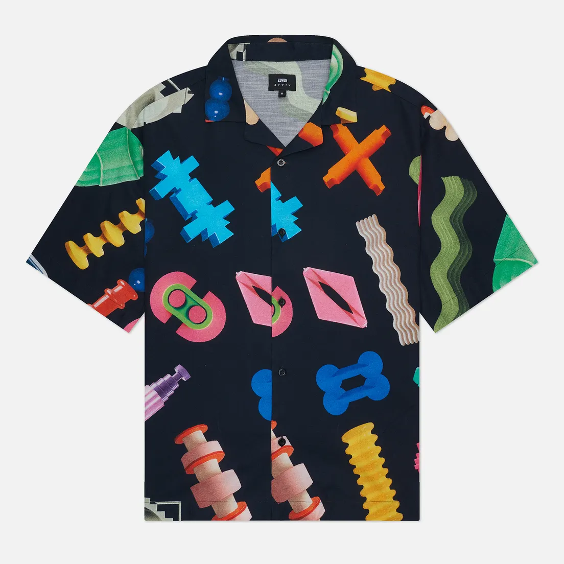 Edwin Мужская рубашка Modular All Over Print Crepe