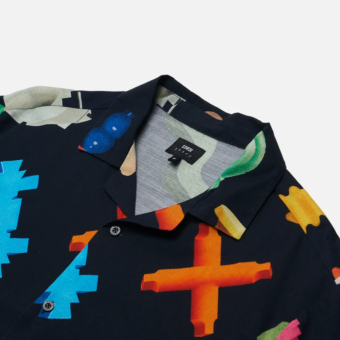 Edwin Мужская рубашка Modular All Over Print Crepe