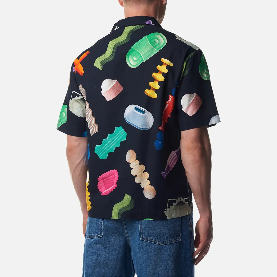 Edwin Мужская рубашка Modular All Over Print Crepe