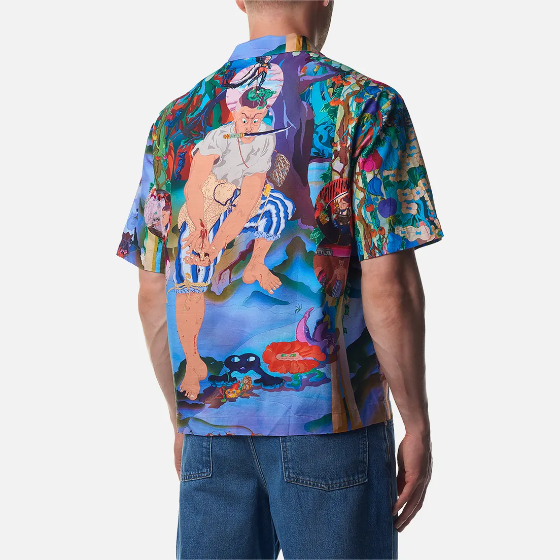 Edwin Мужская рубашка Hedi & Thami All Over Print Crepe