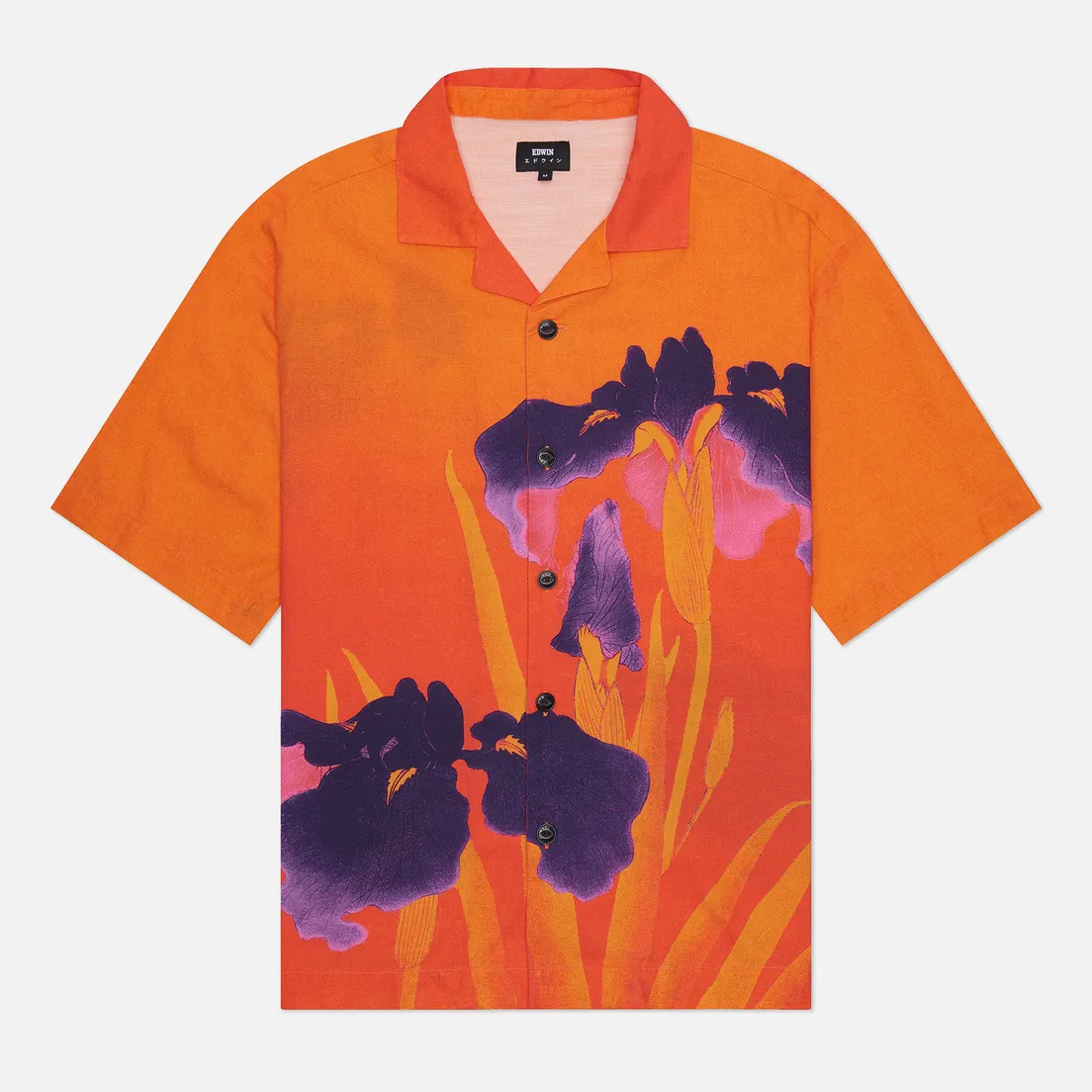 Edwin Мужская рубашка Arisu All Over Print Crepe