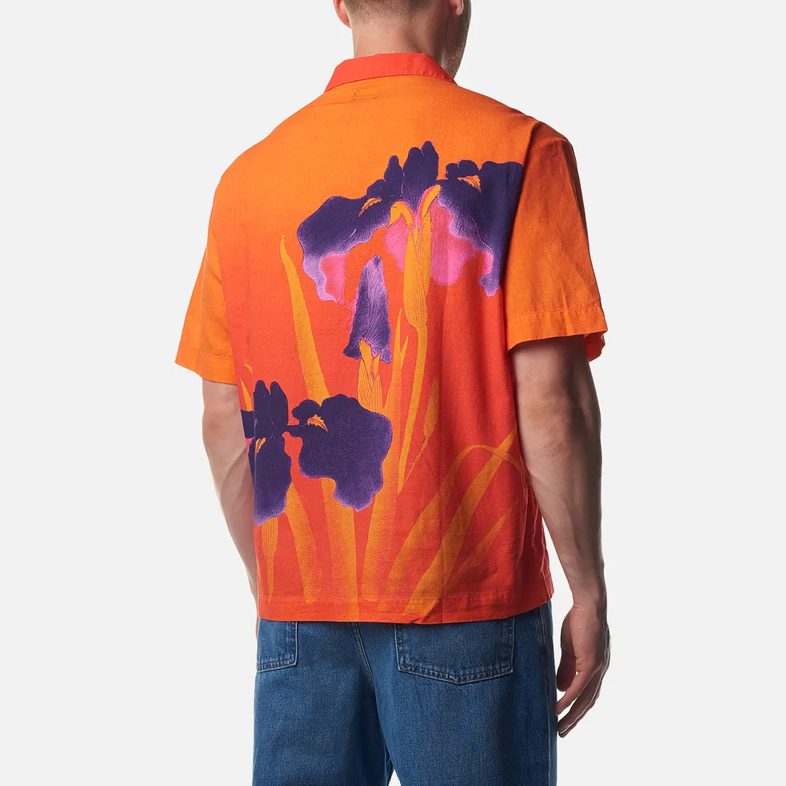 Edwin Мужская рубашка Arisu All Over Print Crepe