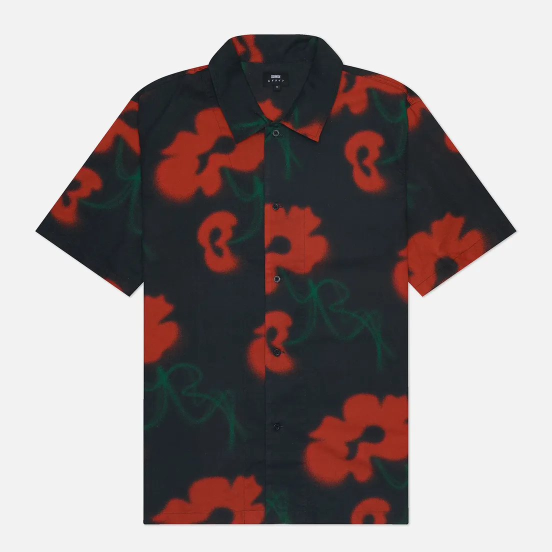 Edwin Мужская рубашка Garden Society All Over Print Voile