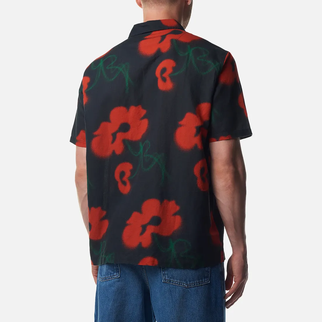 Edwin Мужская рубашка Garden Society All Over Print Voile