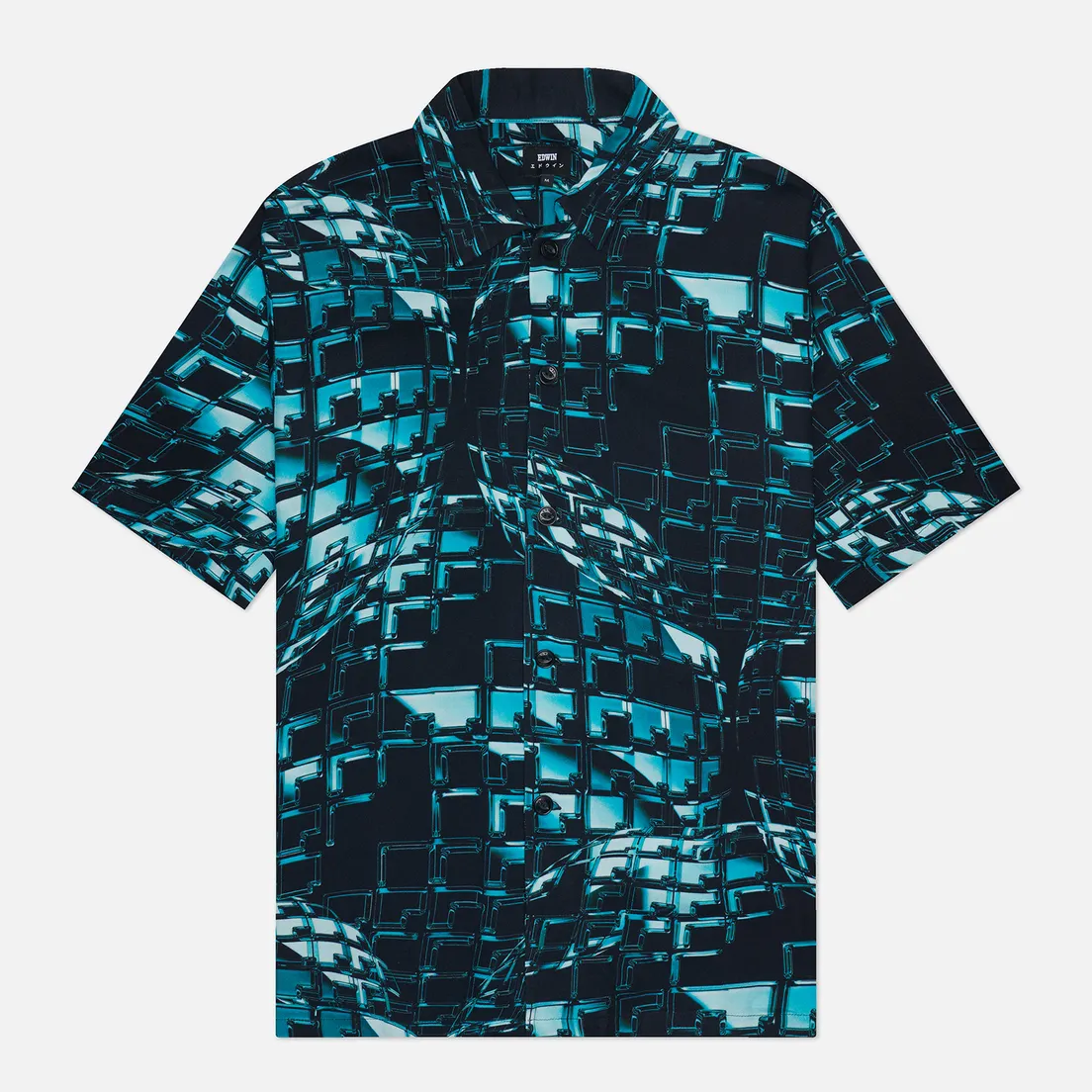 Edwin Мужская рубашка World Of Tomorrow All Over Print Twill