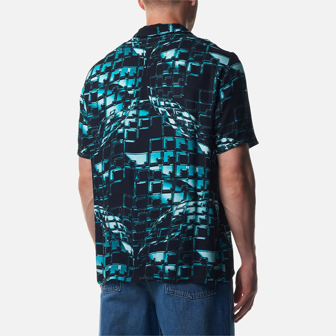 Edwin Мужская рубашка World Of Tomorrow All Over Print Twill