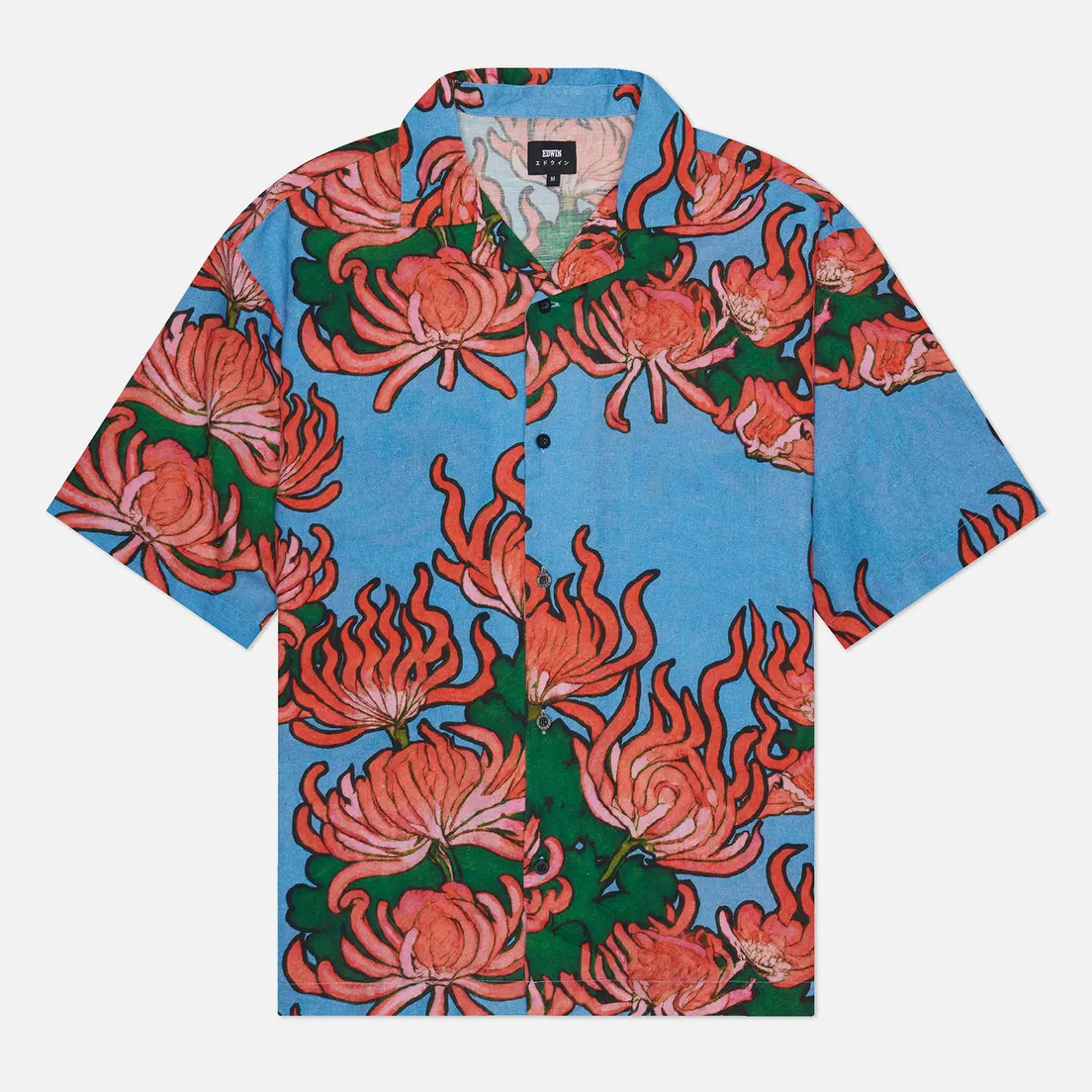 Edwin Мужская рубашка Kiku All Over Print Cretonne