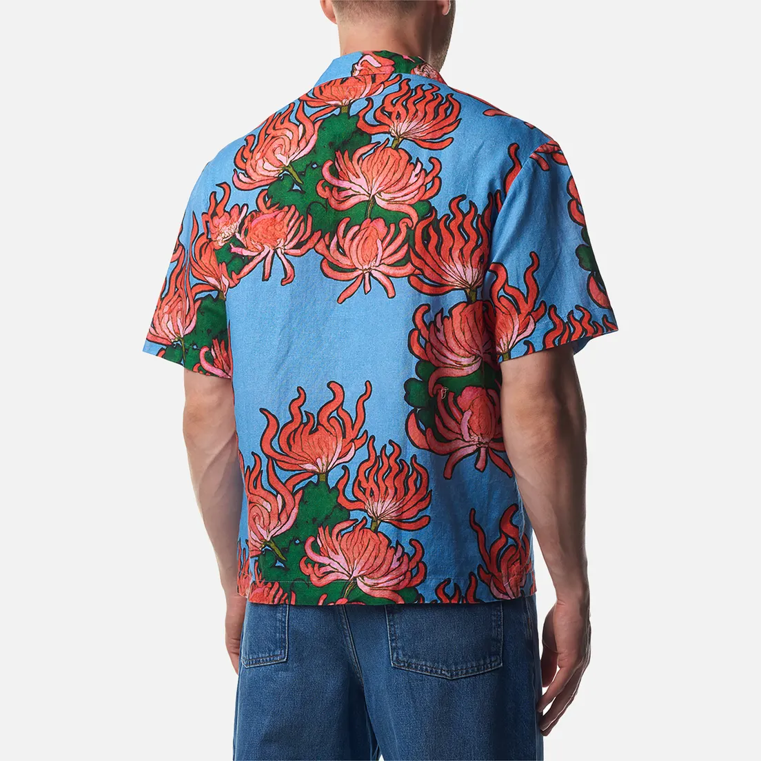 Edwin Мужская рубашка Kiku All Over Print Cretonne