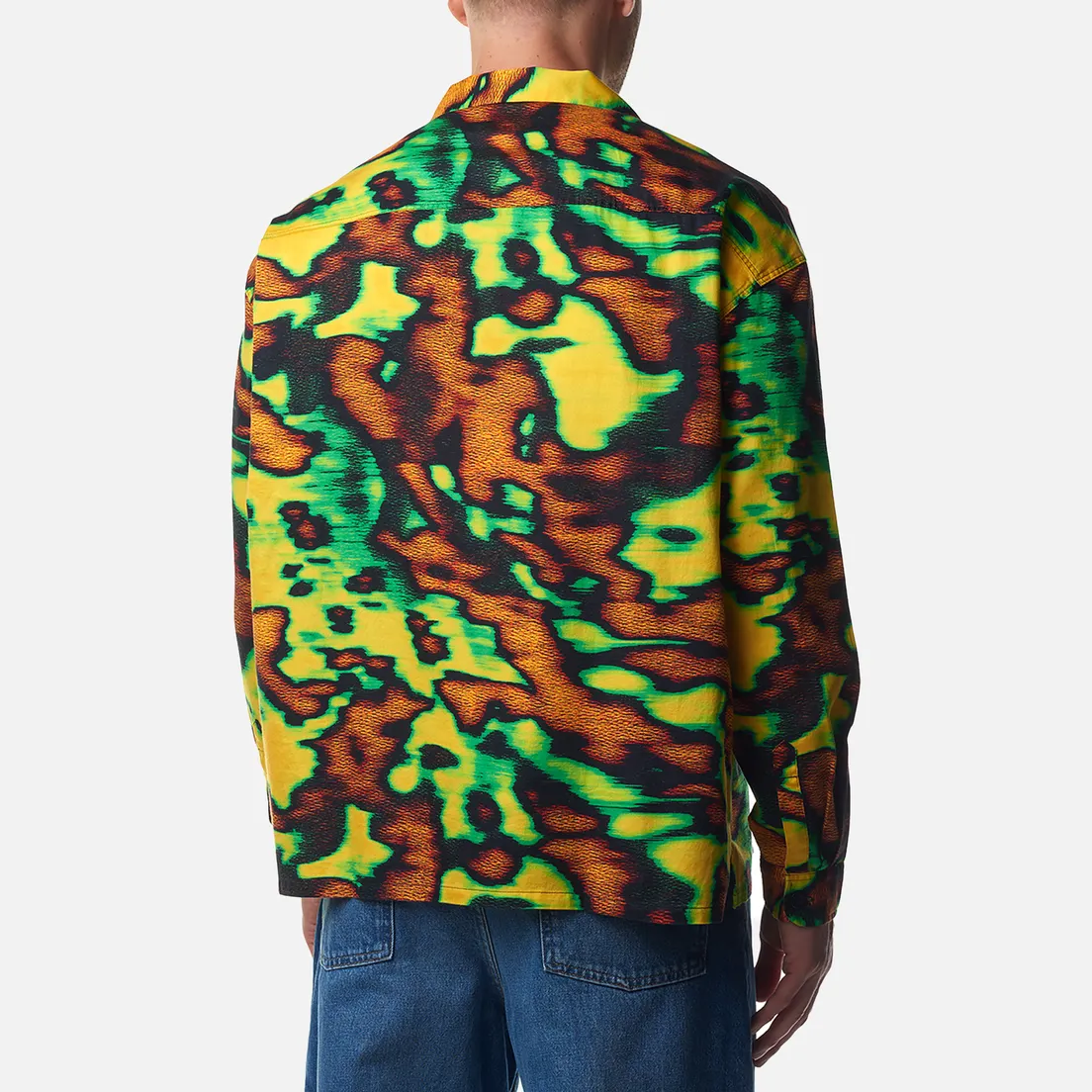 Edwin Мужская рубашка Sabaku No Yakei All Over Print Sateen