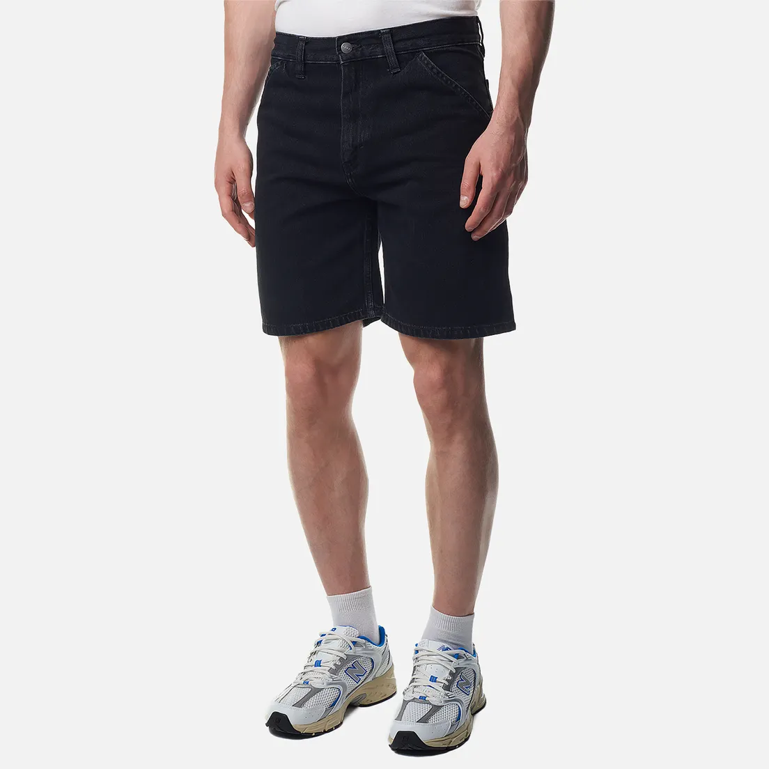 Edwin Мужские шорты Bridger Pembroke Black Denim 13.56 Oz