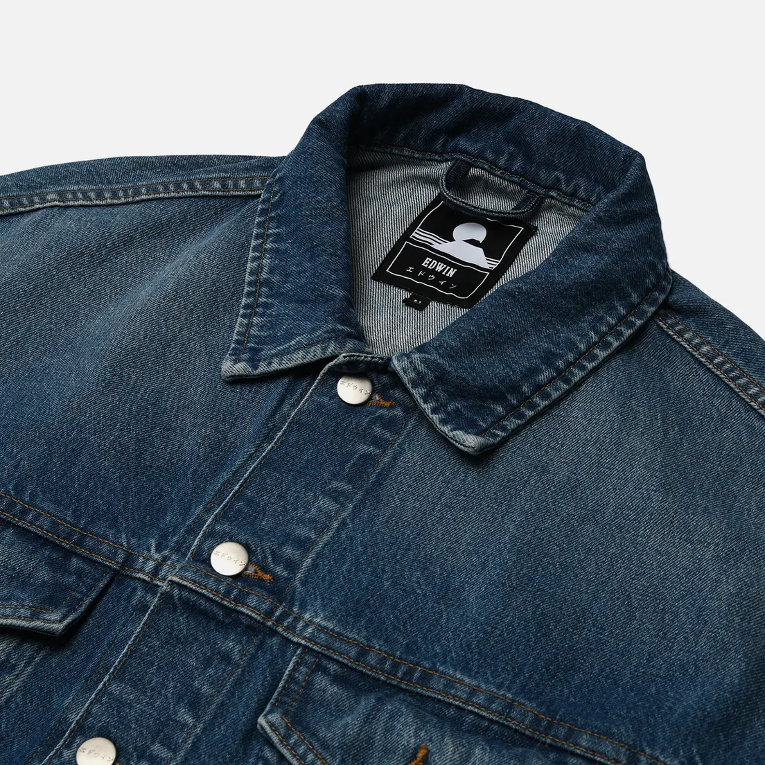 Edwin Мужская джинсовая куртка EU-Trucker Arctic Blue Denim 14.6 Oz