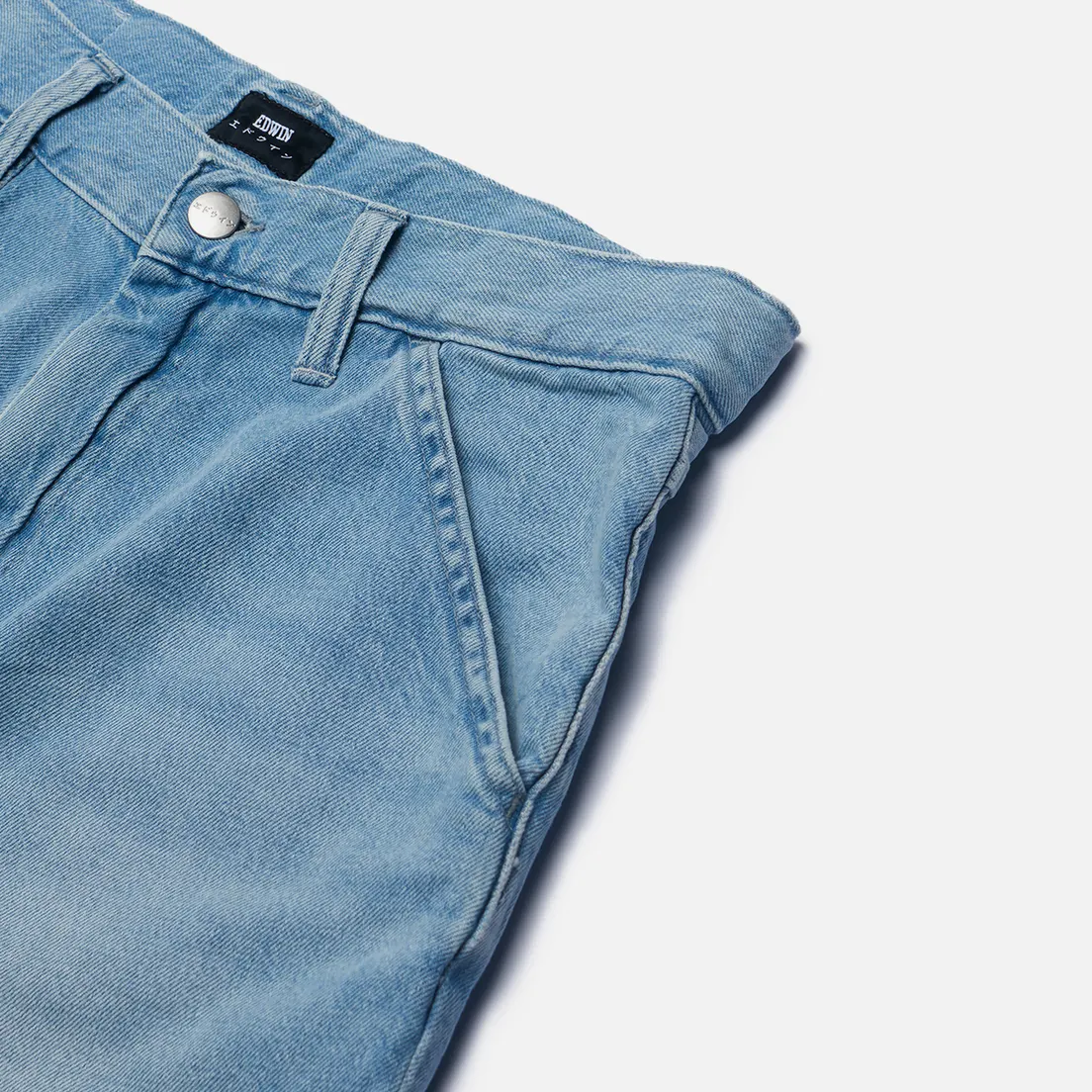 Edwin Мужские шорты Bridger Platinum Blue Denim 12.25 Oz
