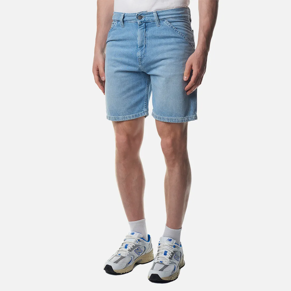 Edwin Мужские шорты Bridger Platinum Blue Denim 12.25 Oz