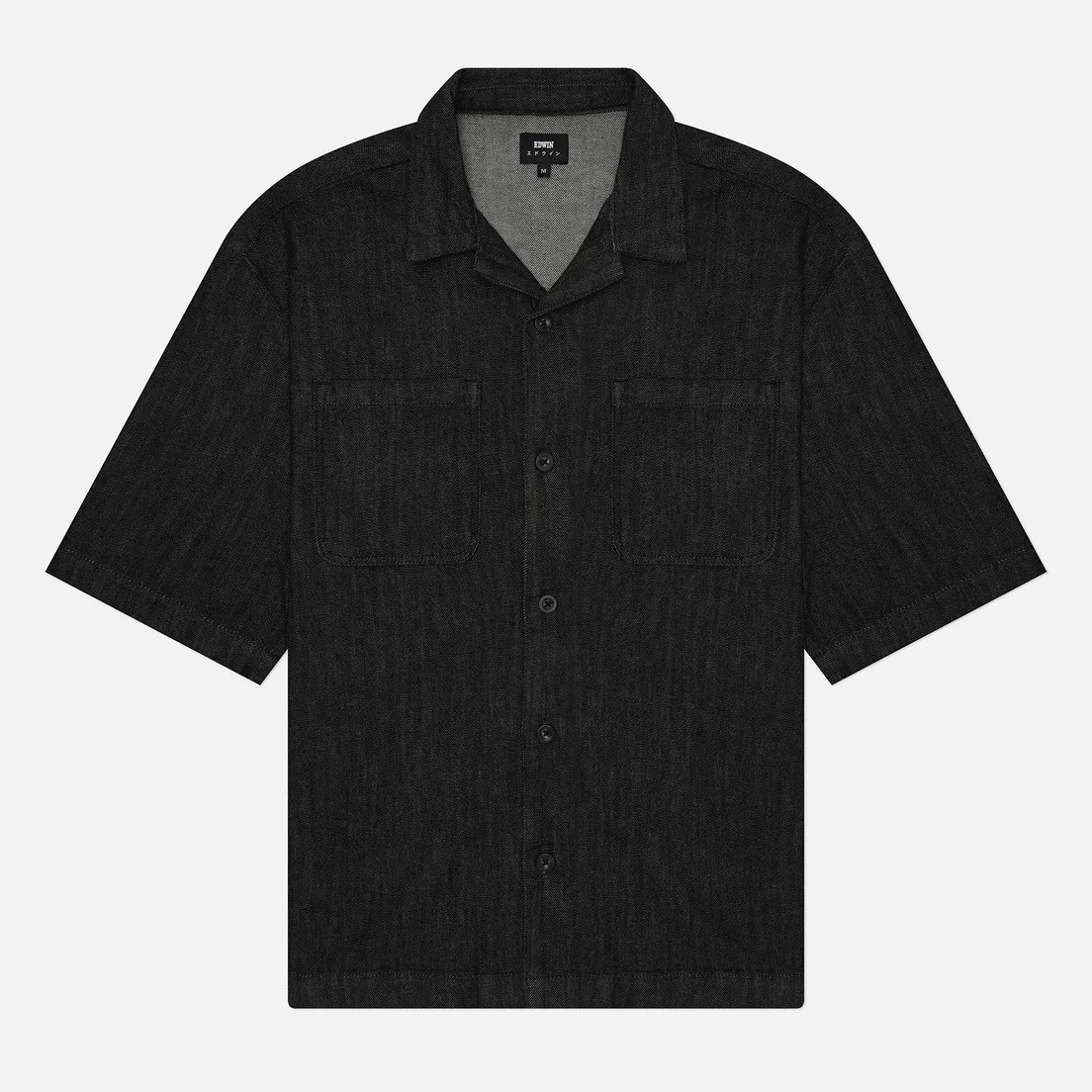 Edwin Мужская рубашка Arnaz Sketch Black Denim 10.32 Oz