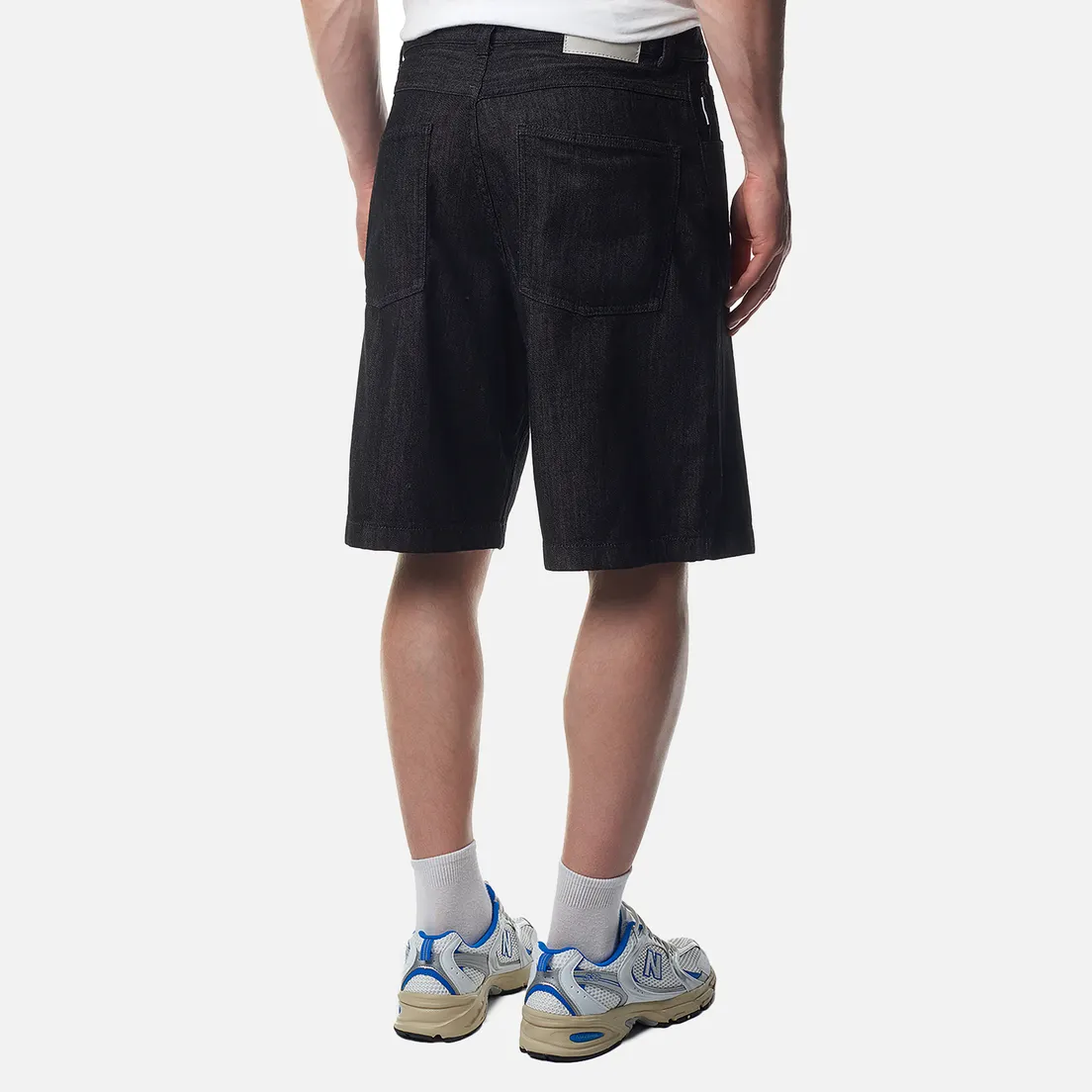 Edwin Мужские шорты Worker Sketch Black Denim 10.32 Oz